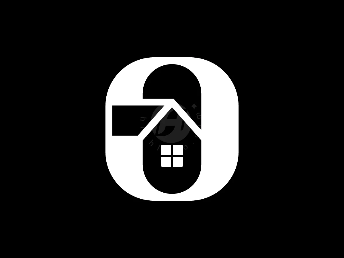 Letter O House Logo With A Modern Look - preview 1