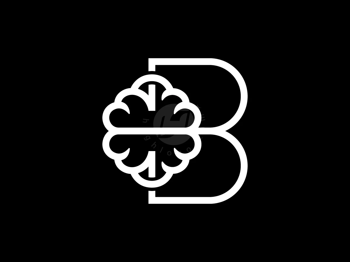 Letter B Brain Logo With A Modern Look - Technology Logo design by Muhamad Adek for sale on Highlogo