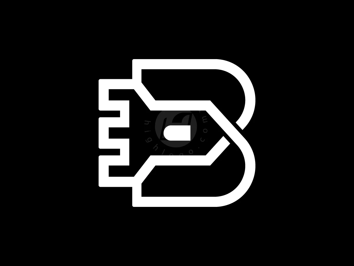 Letter B Fortress Logo With A Modern Look - preview 1