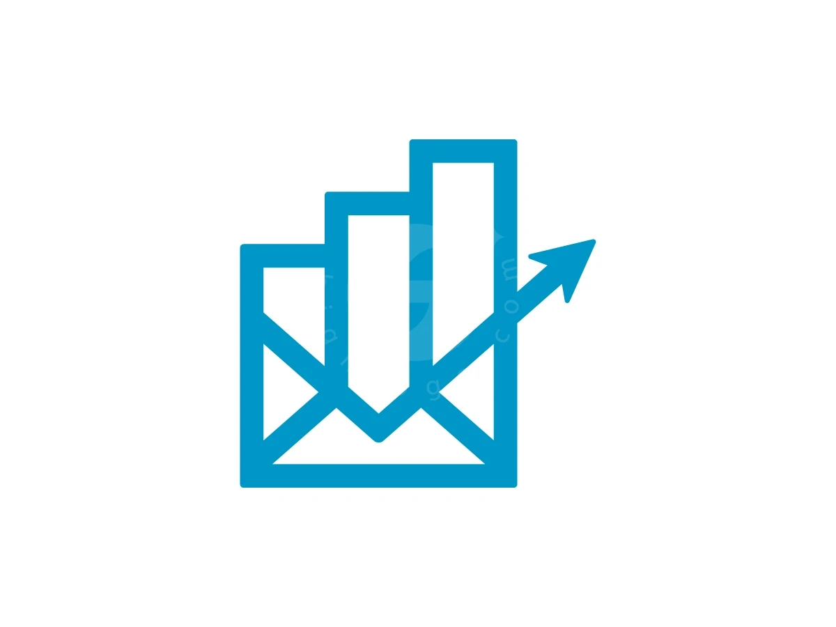 Mail Chart Logo With A Modern Look - Financial Logo design by Muhamad Adek for sale on Highlogo