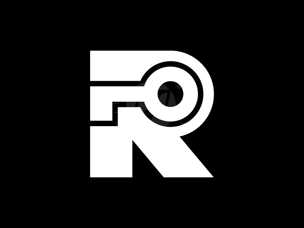 Letter R Key Logo With A Modern Look - preview 1