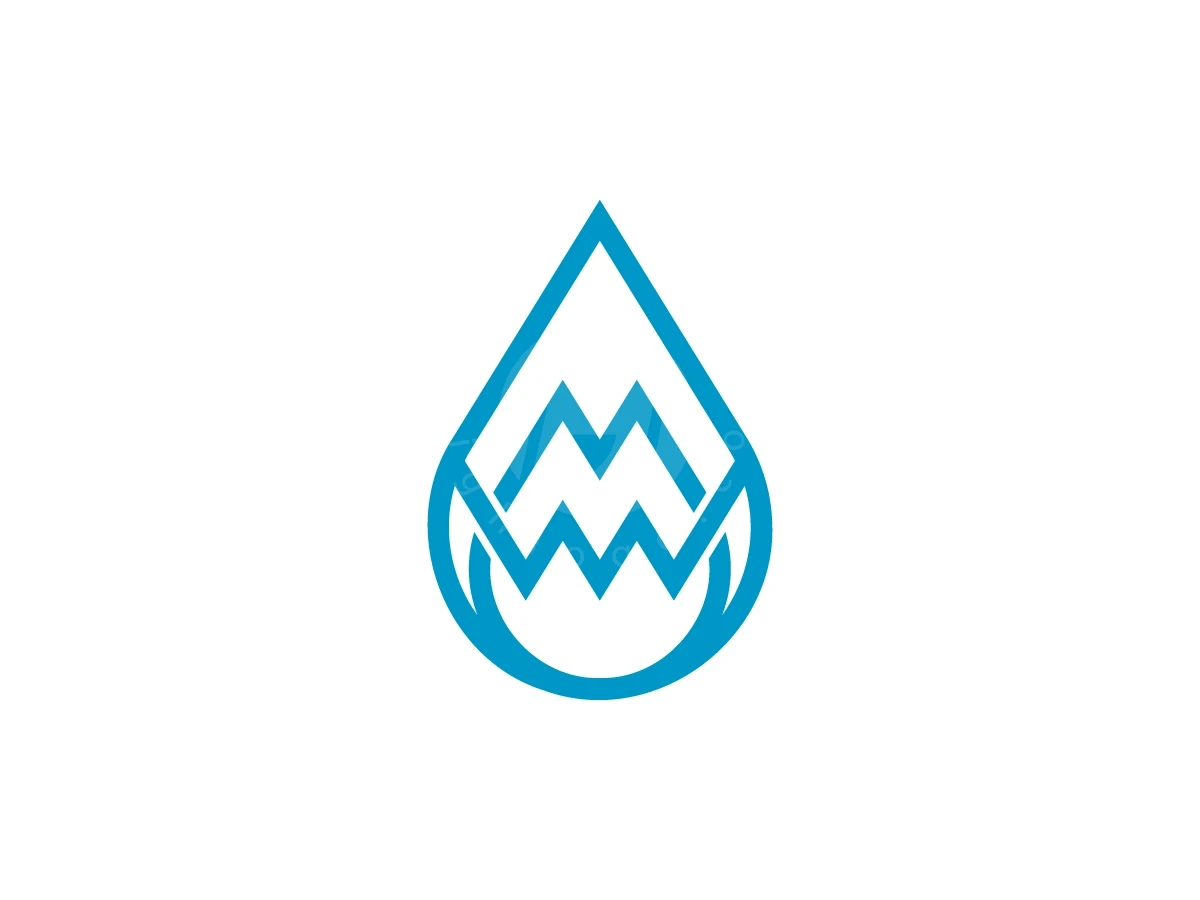 Letter M Drop Logo With A Modern Look - General Logo design by Muhamad Adek for sale on Highlogo