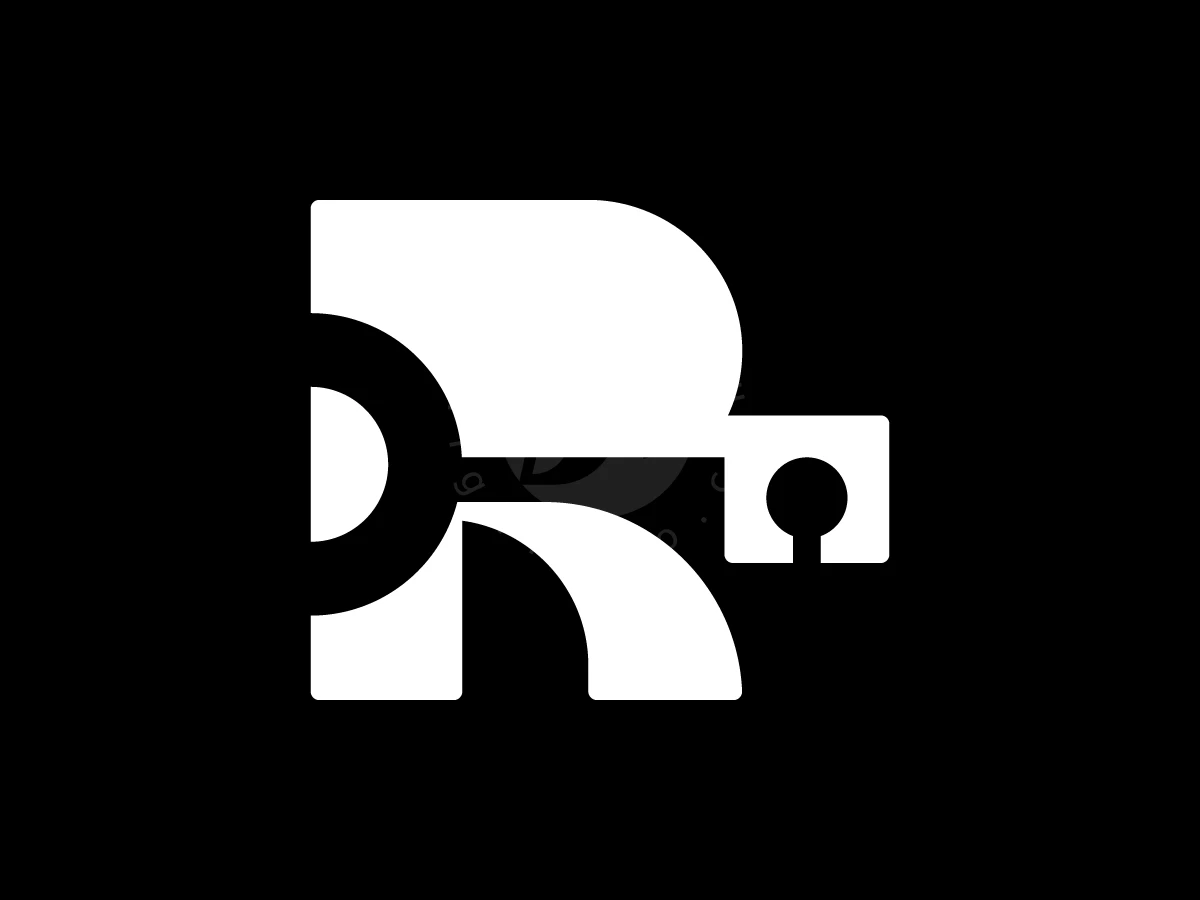 Letter R Key Logo With A Modern Look - preview 1