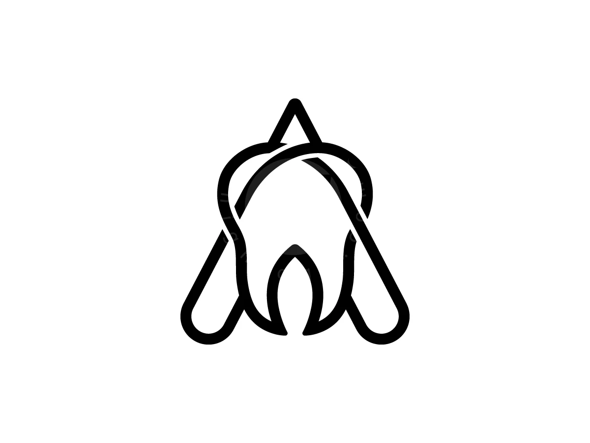 Letter A Dental Logo With A Modern Look - General Logo design by Muhamad Adek for sale on Highlogo