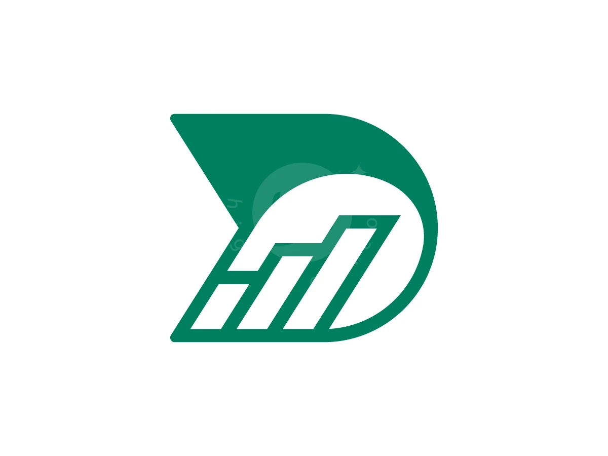 Letter D Chart Logo With A Modern Look - Financial Logo design by Muhamad Adek for sale on Highlogo
