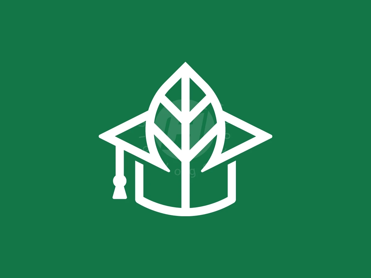 Education With Nature Leaf Logo - preview 1
