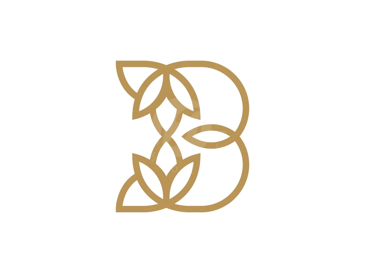 Letter B With Flower Logo - General Logo design by Muhamad Adek for sale on Highlogo