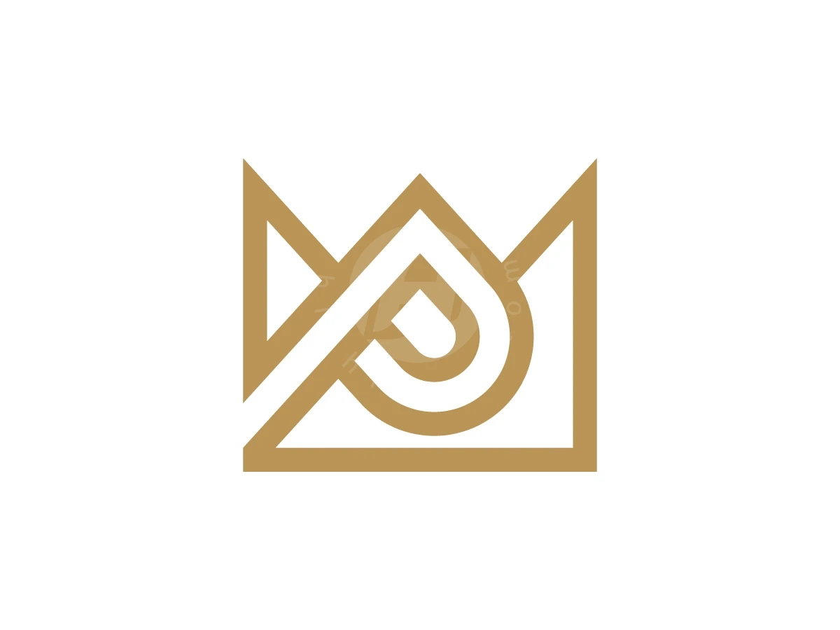 Letter P With Luxury Crown Logo - Fashion Logo design by Muhamad Adek for sale on Highlogo