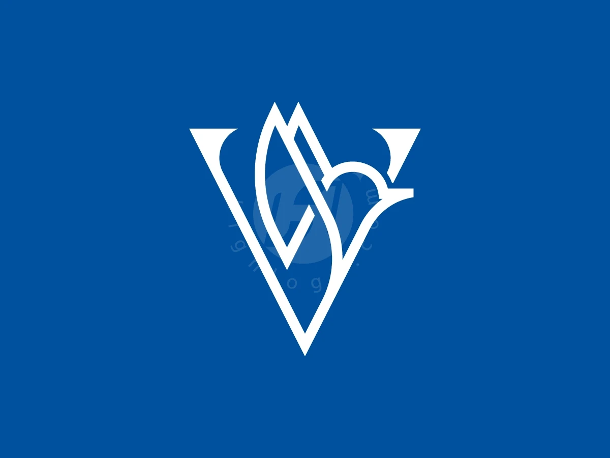 Letter V With Flying Bird Logo - preview 1