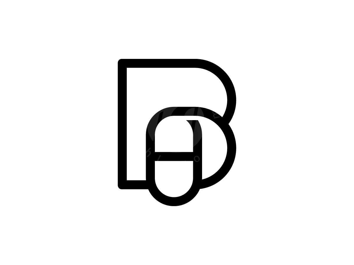Letter B With Capsule Logo - preview 1