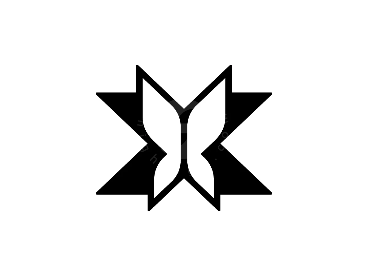 Letter X With Flying Butterfly Logo - Animal Logo design by Muhamad Adek for sale on Highlogo