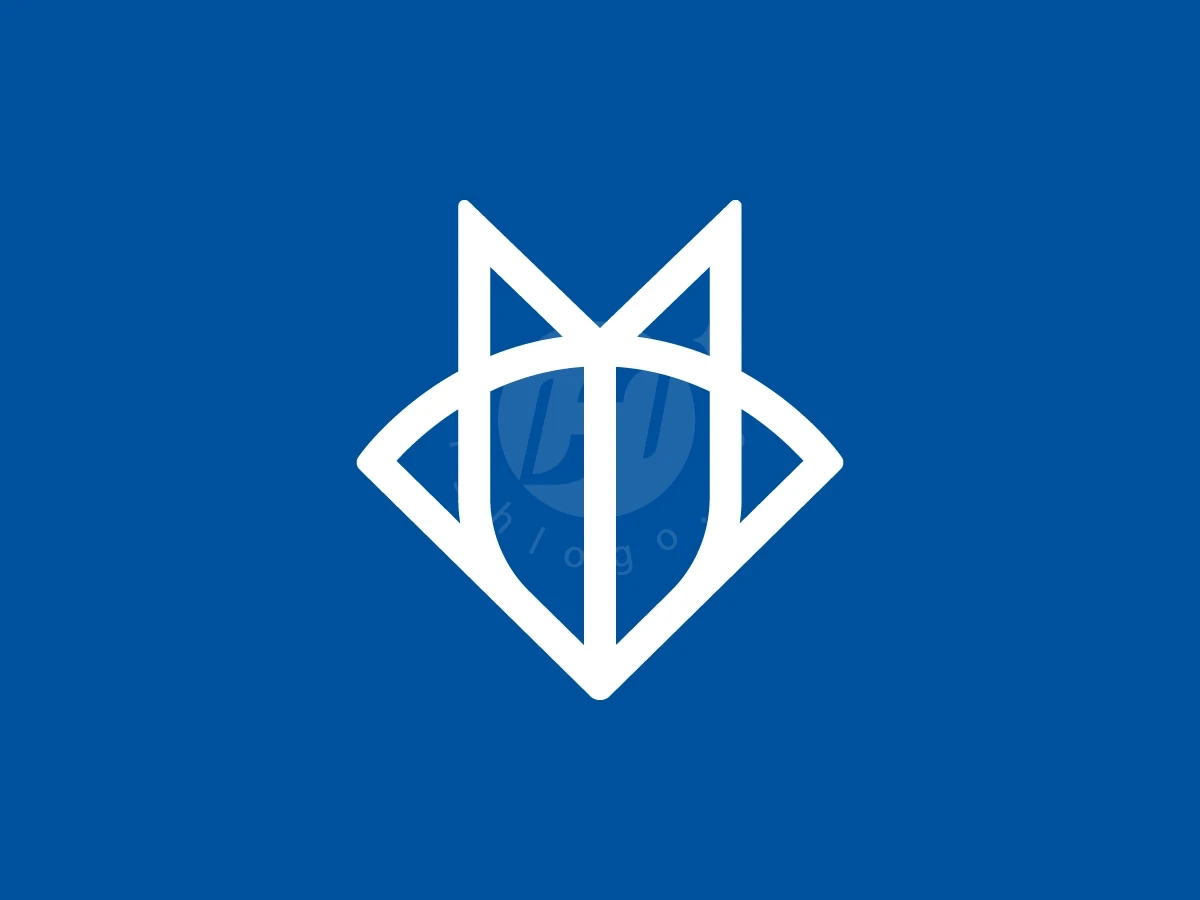 Fox Head With Shield Logo - preview 1