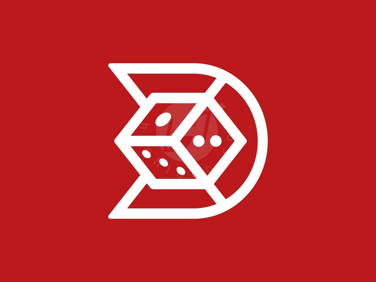 Letter D With Dice Logo - preview 1
