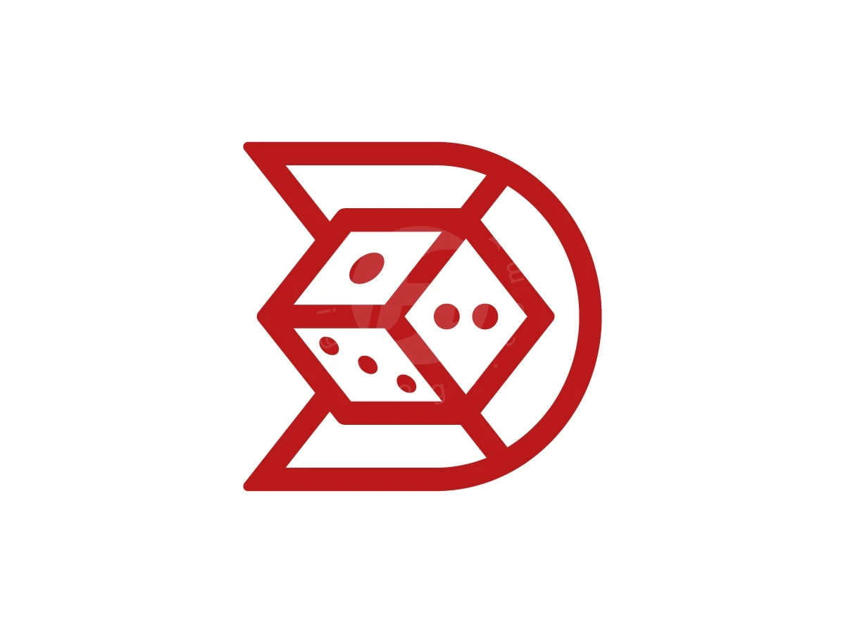 Letter D With Dice Logo - General Logo design by Muhamad Adek for sale on Highlogo