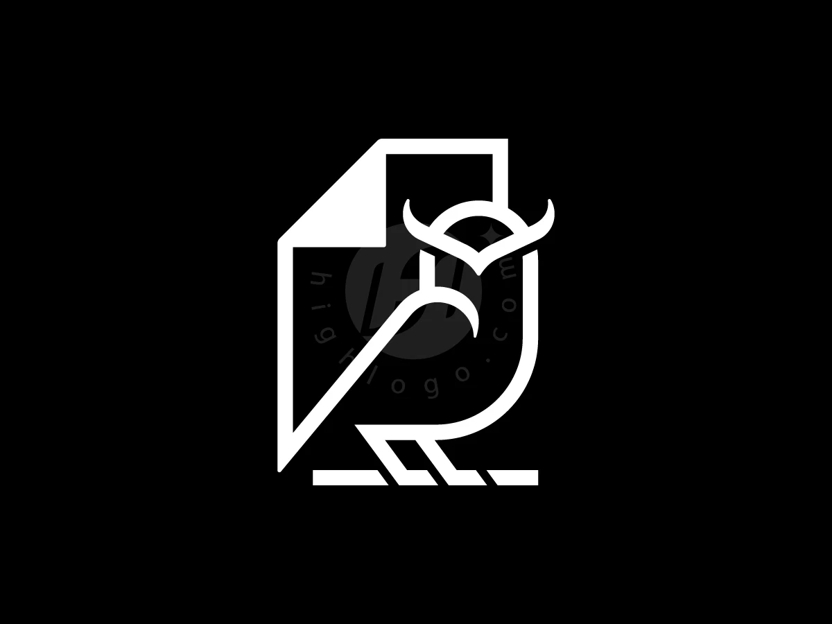 Document With Owl Bird Logo - Animal Logo design by Muhamad Adek for sale on Highlogo