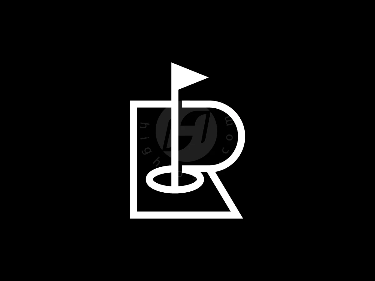 Letter R With Golf Logo - Sports Logo design by Muhamad Adek for sale on Highlogo