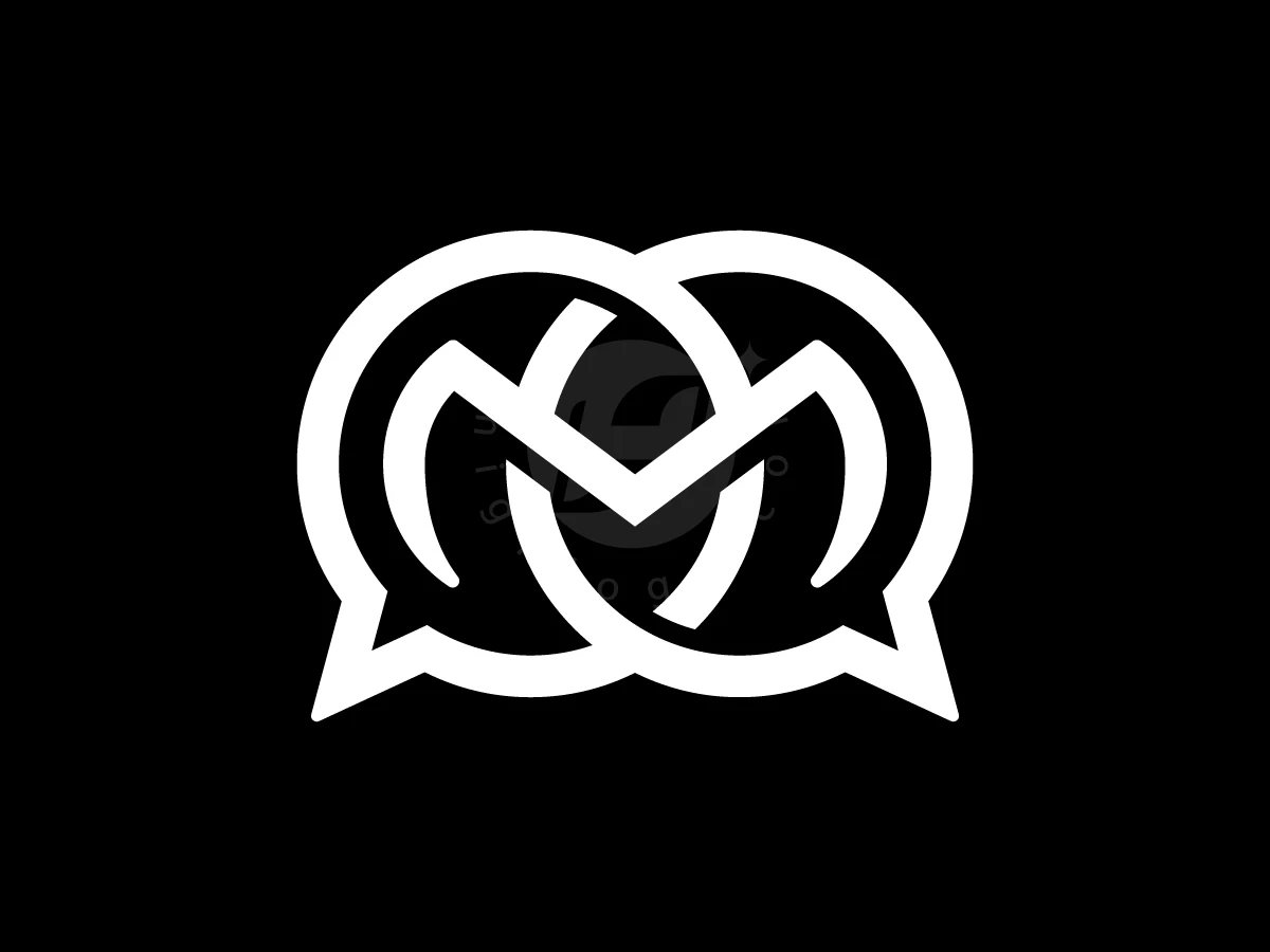 Letter M With Bubble Chat Logo - Technology Logo design by Muhamad Adek for sale on Highlogo