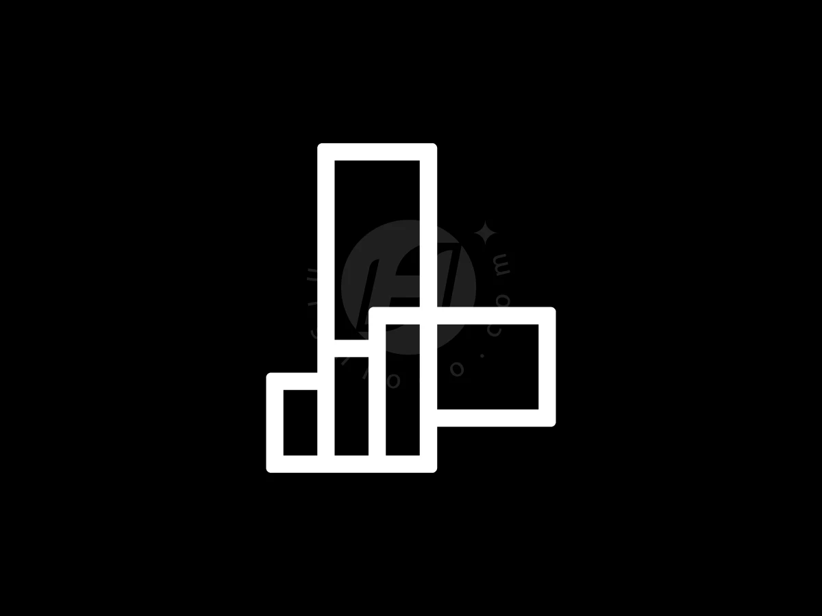 Letter L With Chart Logo - Financial Logo design by Muhamad Adek for sale on Highlogo