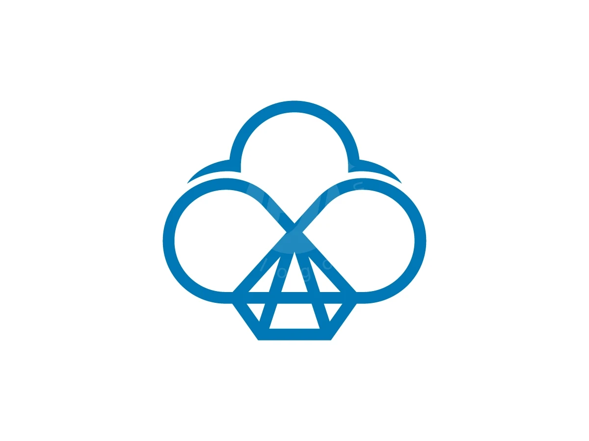 Cloud With Luxury Diamond Logo - Technology Logo design by Muhamad Adek for sale on Highlogo