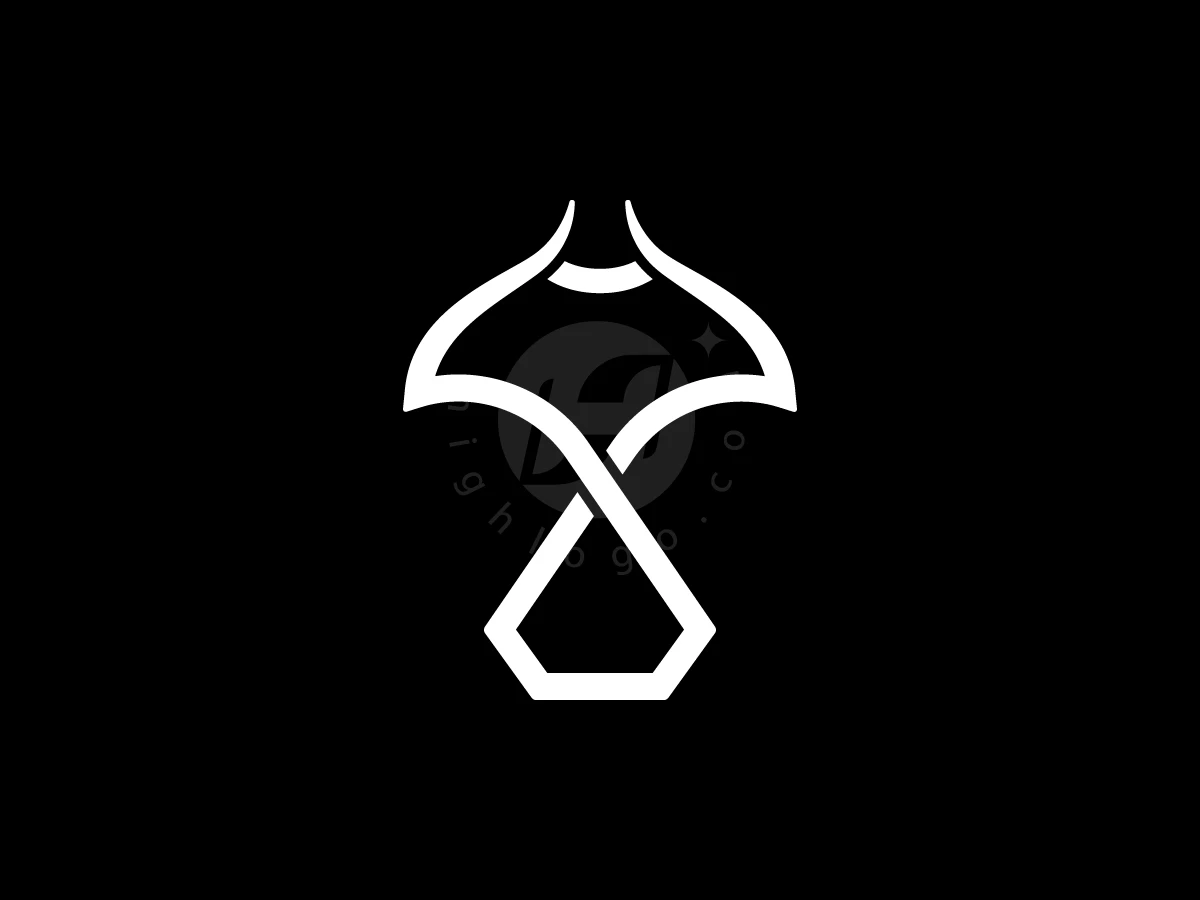 Stingray With Luxury Diamond Logo - preview 1