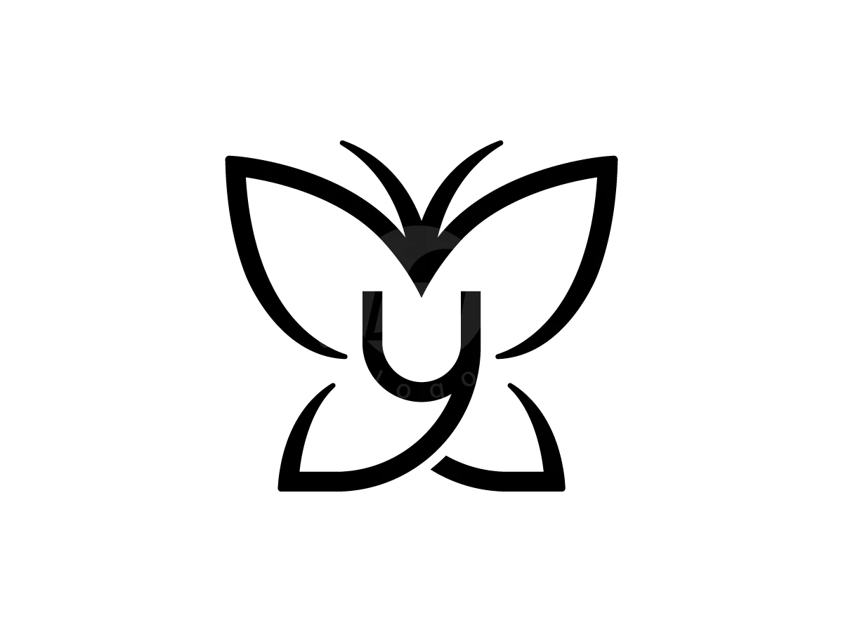 Letter Y With Butterfly Logo - Animal Logo design by Muhamad Adek for sale on Highlogo