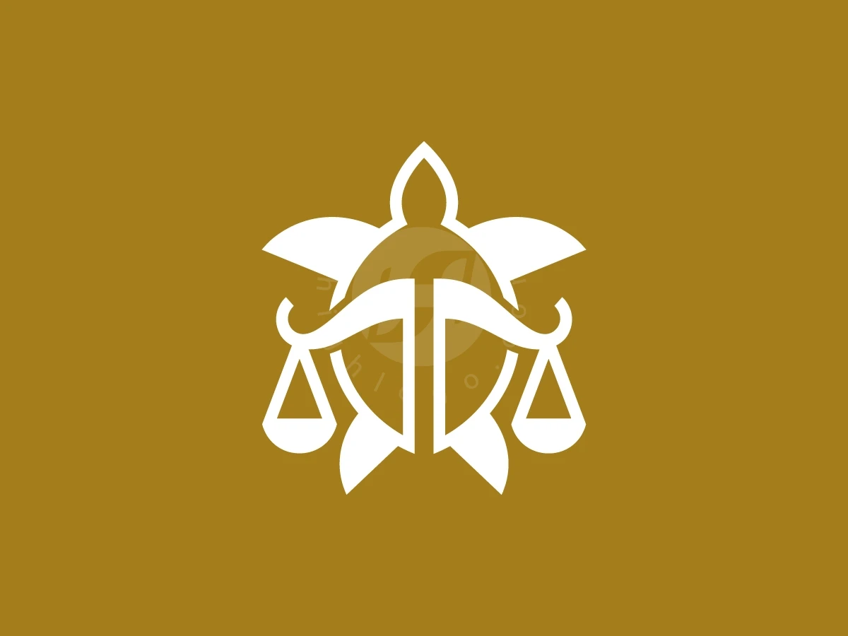 Turtle With Scales Justice Logo - preview 1
