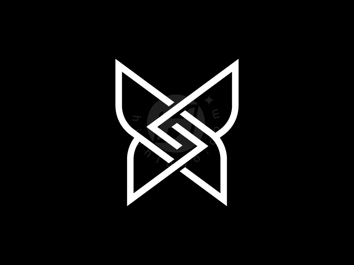 Letter S With Butterfly Logo - Animal Logo design by Muhamad Adek for sale on Highlogo