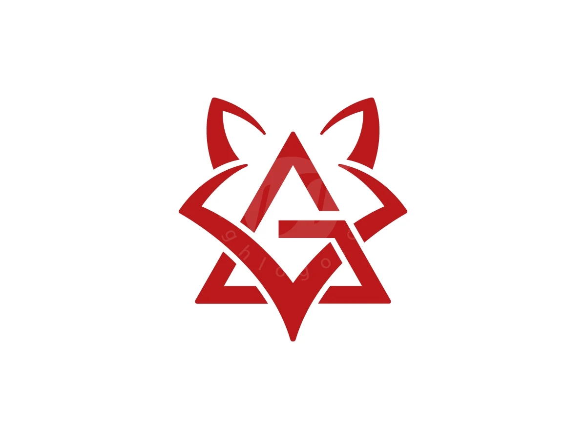 Letter G With Fox Head Logo - Animal Logo design by Muhamad Adek for sale on Highlogo