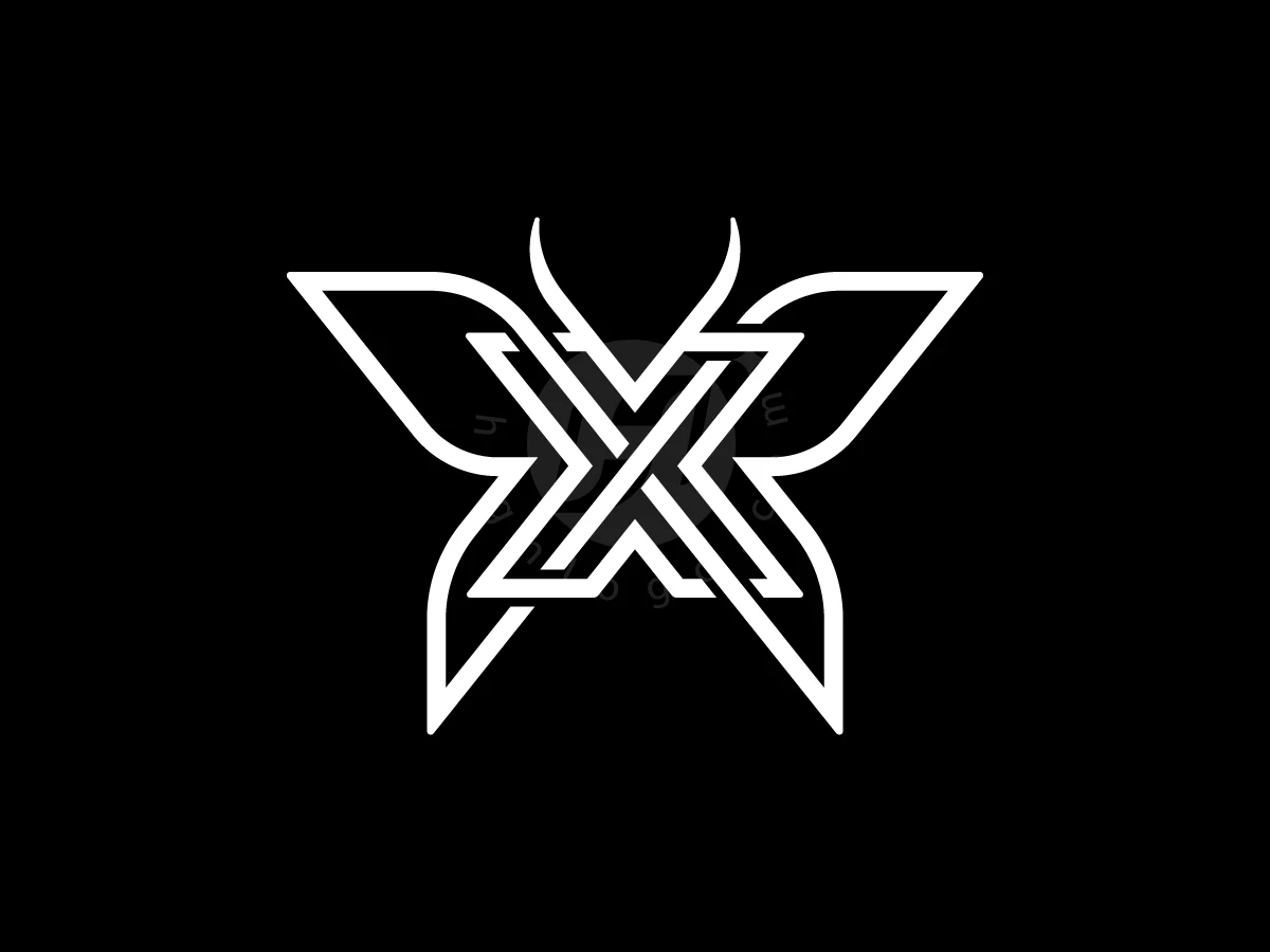 Letter X With Butterfly Logo - Animal Logo design by Muhamad Adek for sale on Highlogo