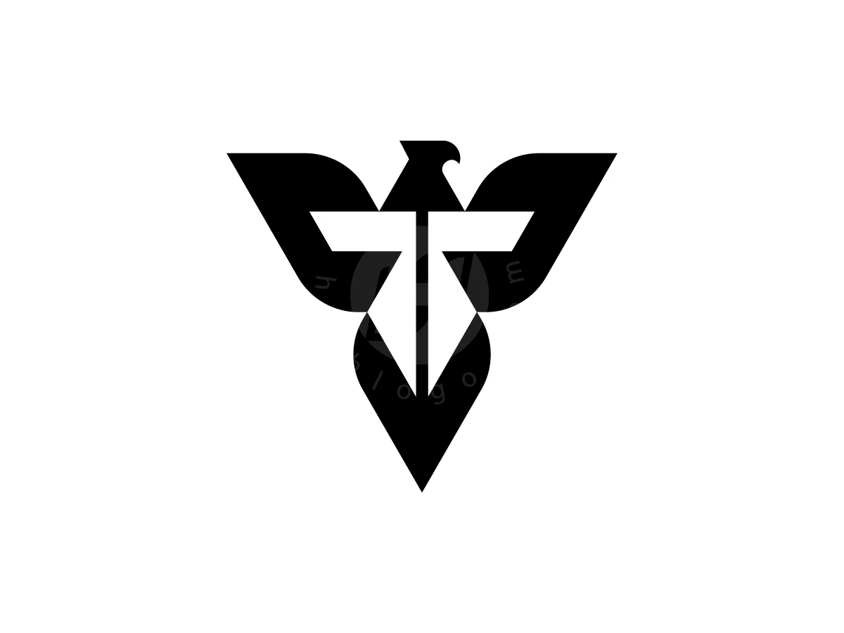 Letter T With Eagle Logo - Animal Logo design by Muhamad Adek for sale on Highlogo