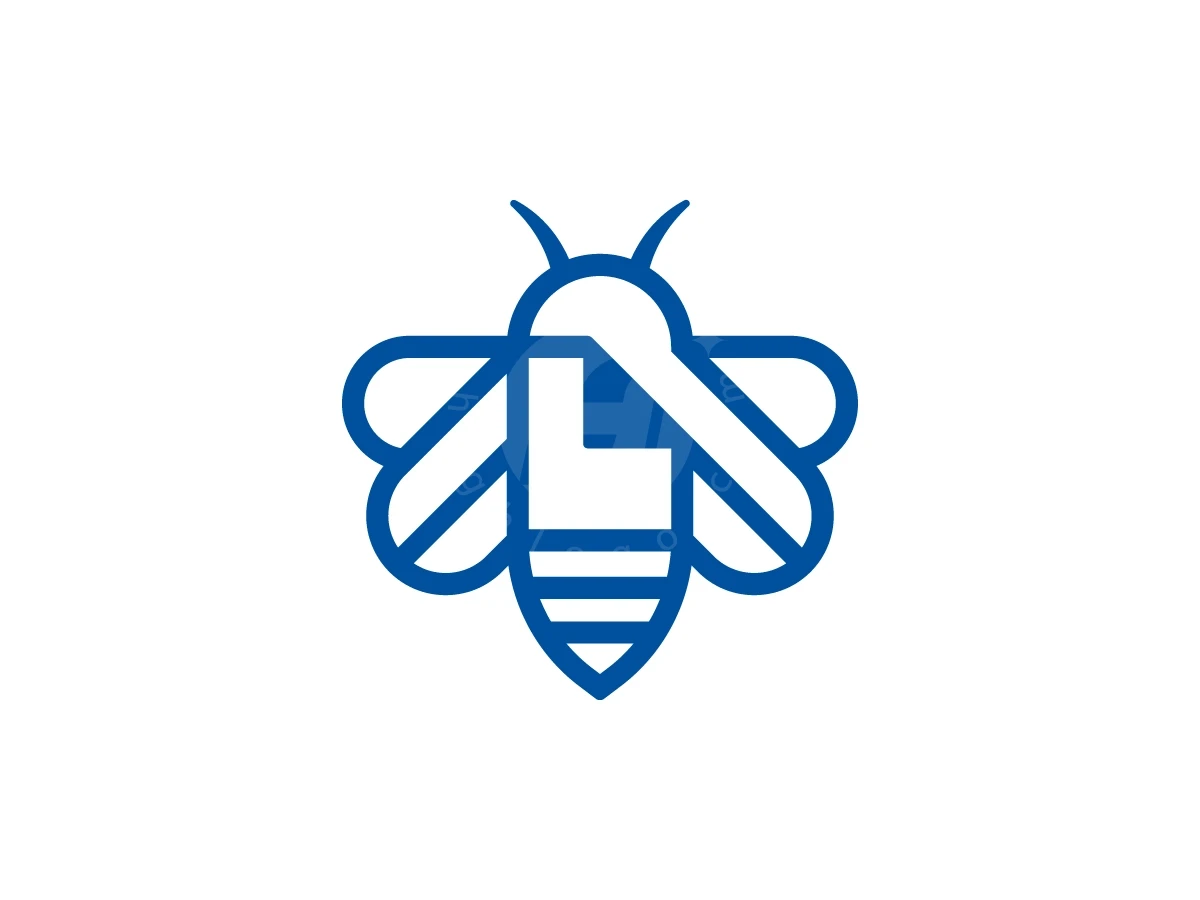 Flying Bee With Document Logo - Animal Logo design by Muhamad Adek for sale on Highlogo