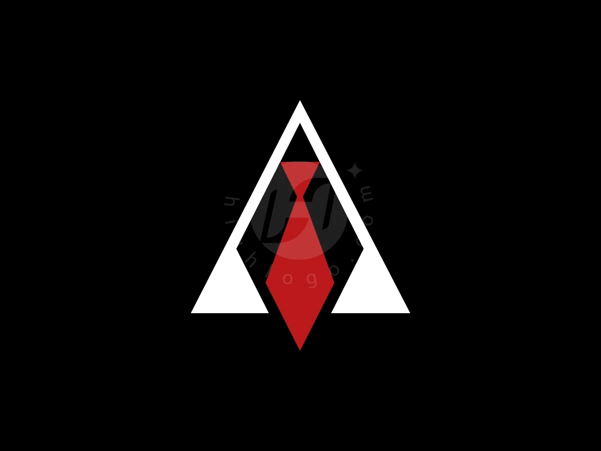 Letter A With Tie Logo - preview 1