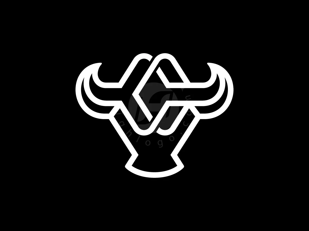 Letter C With Bull Head Logo - preview 1