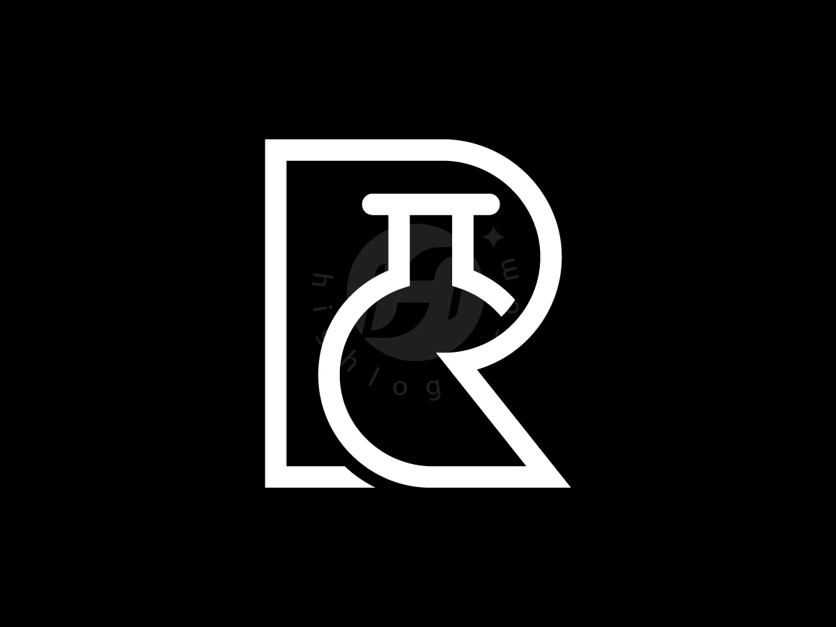 Letter R With Laboratory Logo - Technology Logo design by Muhamad Adek for sale on Highlogo