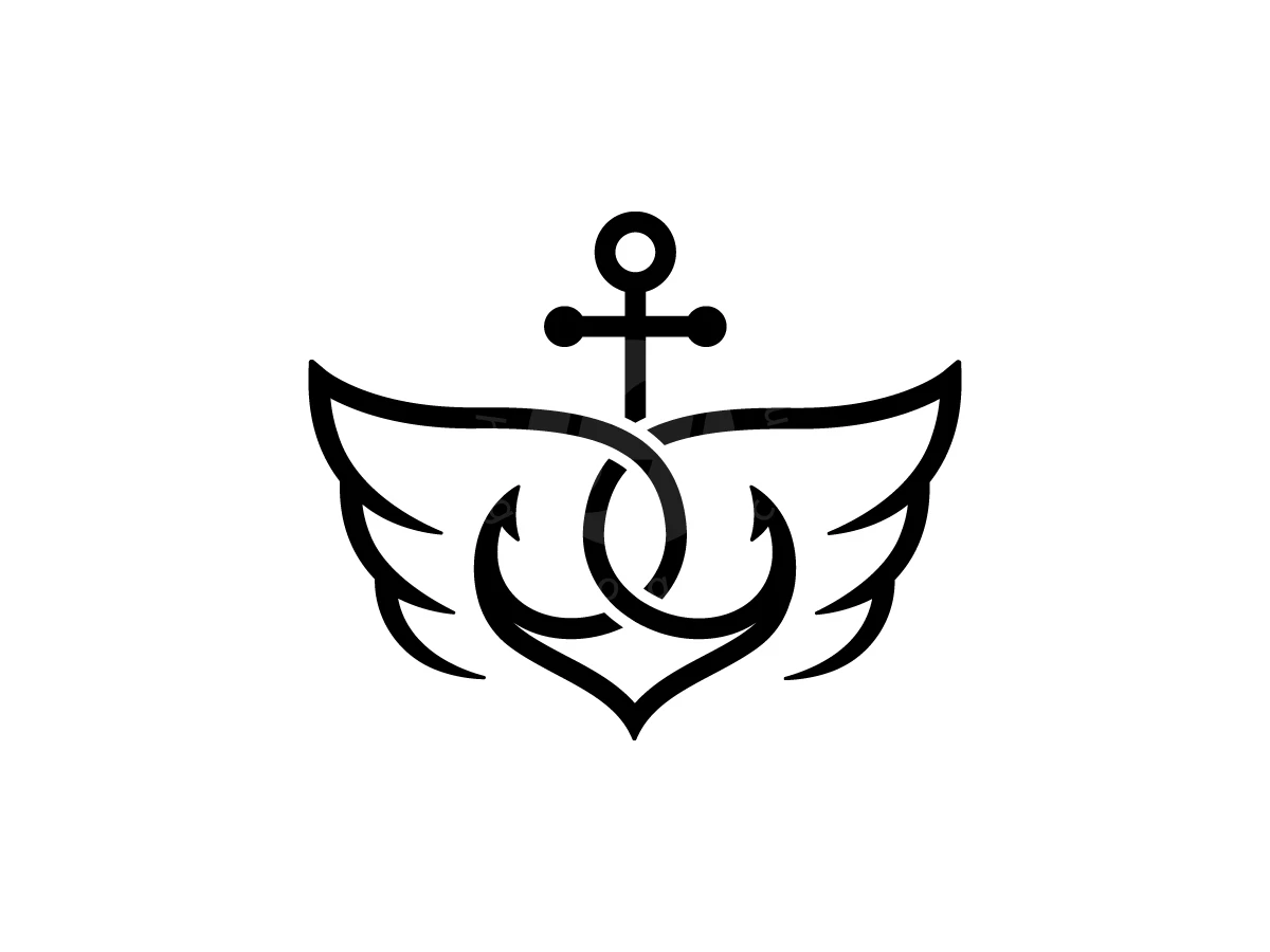 Anchor With Wings Logo - General Logo design by Muhamad Adek for sale on Highlogo