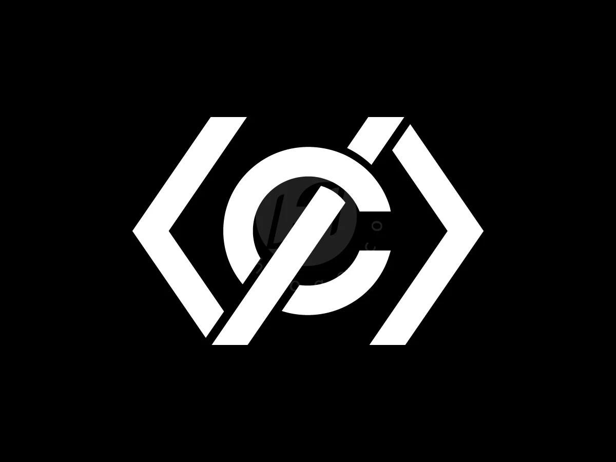 Letter C With Coding Logo - Technology Logo design by Muhamad Adek for sale on Highlogo