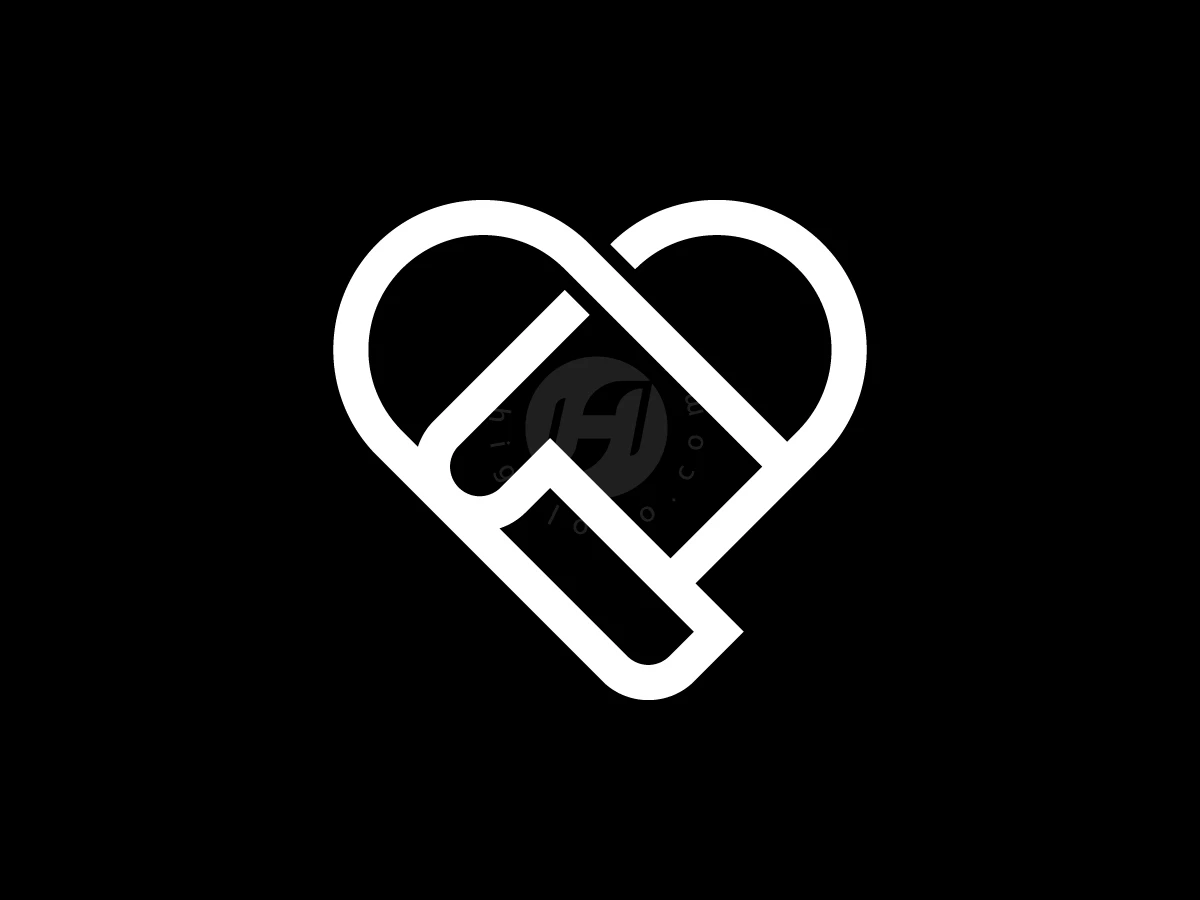 Heart Paper Logo With A Modern Look - preview 1
