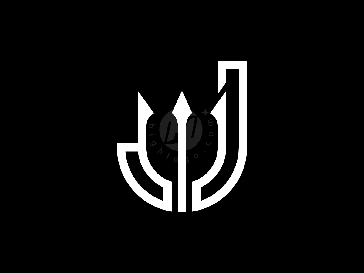 Letter J Trident Logo With A Modern Look - Financial Logo design by Muhamad Adek for sale on Highlogo