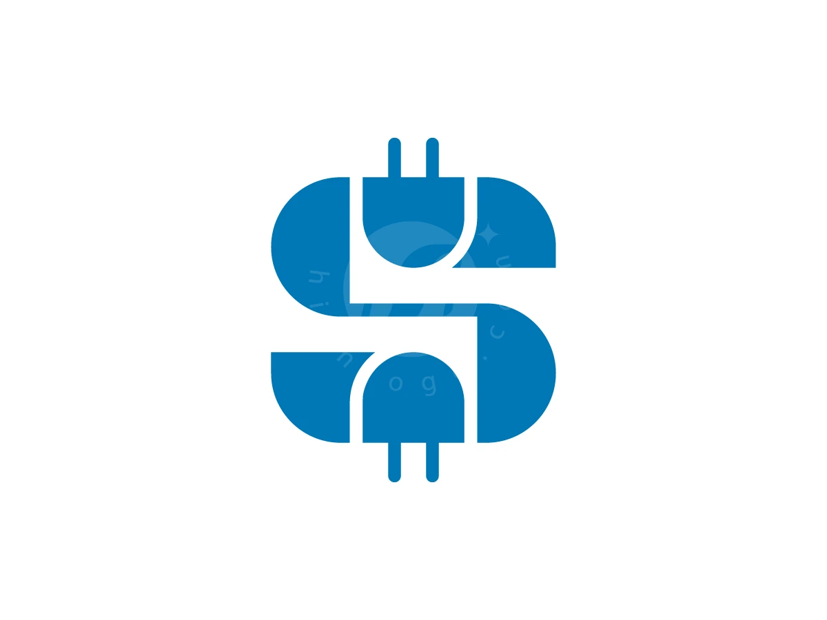 Letter S With Plug Logo - Technology Logo design by Muhamad Adek for sale on Highlogo
