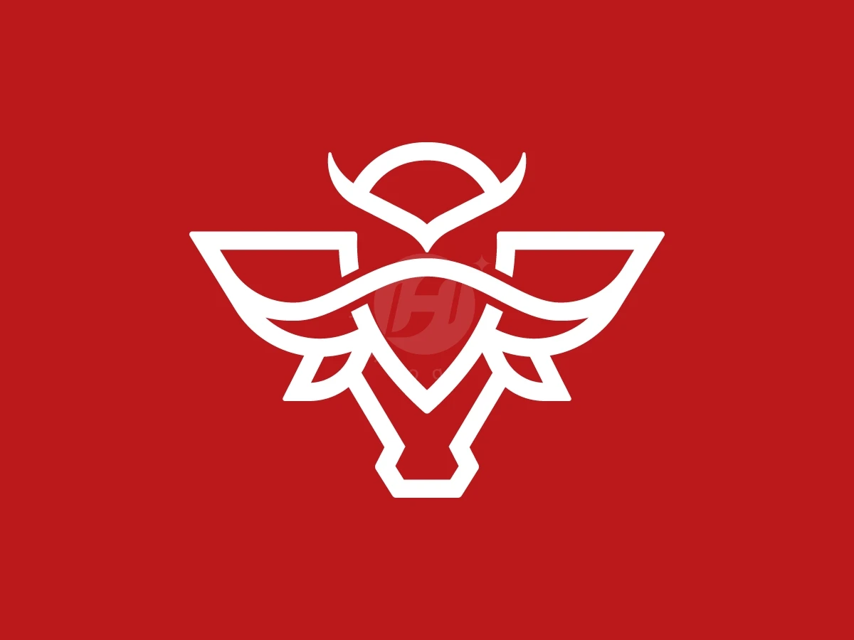 Owl Bull Head Logo With A Modern Look - preview 1