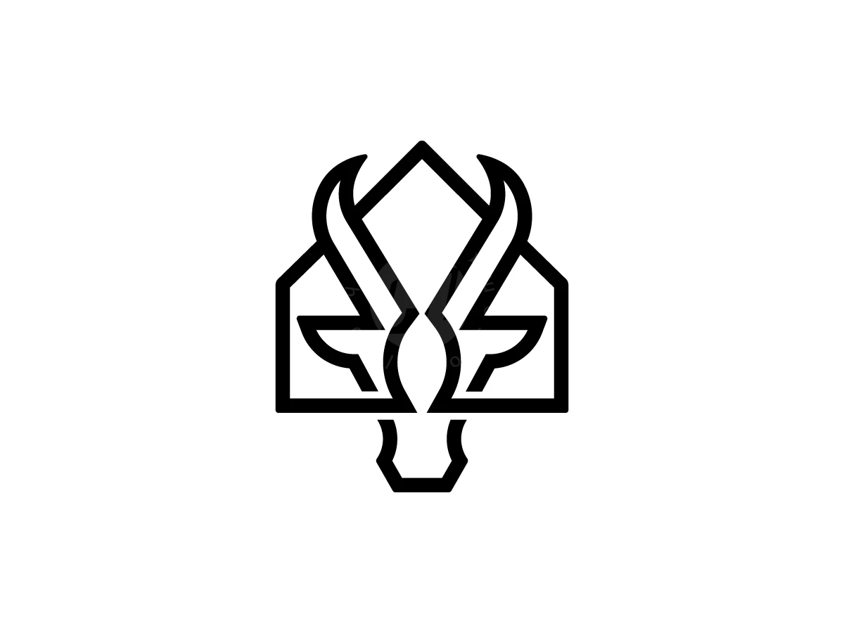 House Goat Logo With A Modern Look - Animal Logo design by Muhamad Adek for sale on Highlogo