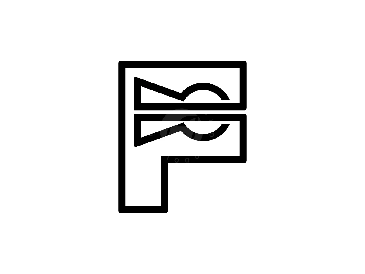 Letter F Keyhole Logo With A Modern Look - preview 1