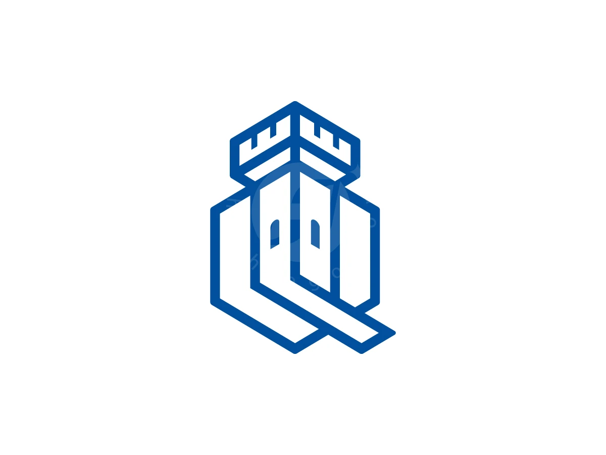 Letter Q With Castle Logo - General Logo design by Muhamad Adek for sale on Highlogo