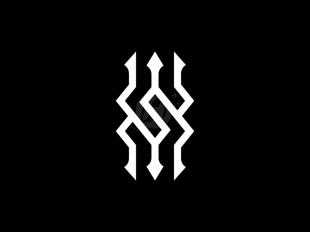 Letter S Trident Logo With A Modern Look - General Logo design by Muhamad Adek for sale on Highlogo