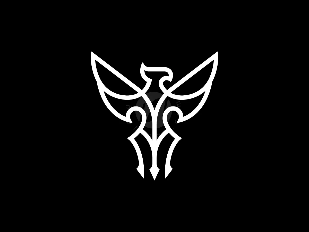 Phoenix Trident Logo With A Modern Look - preview 1