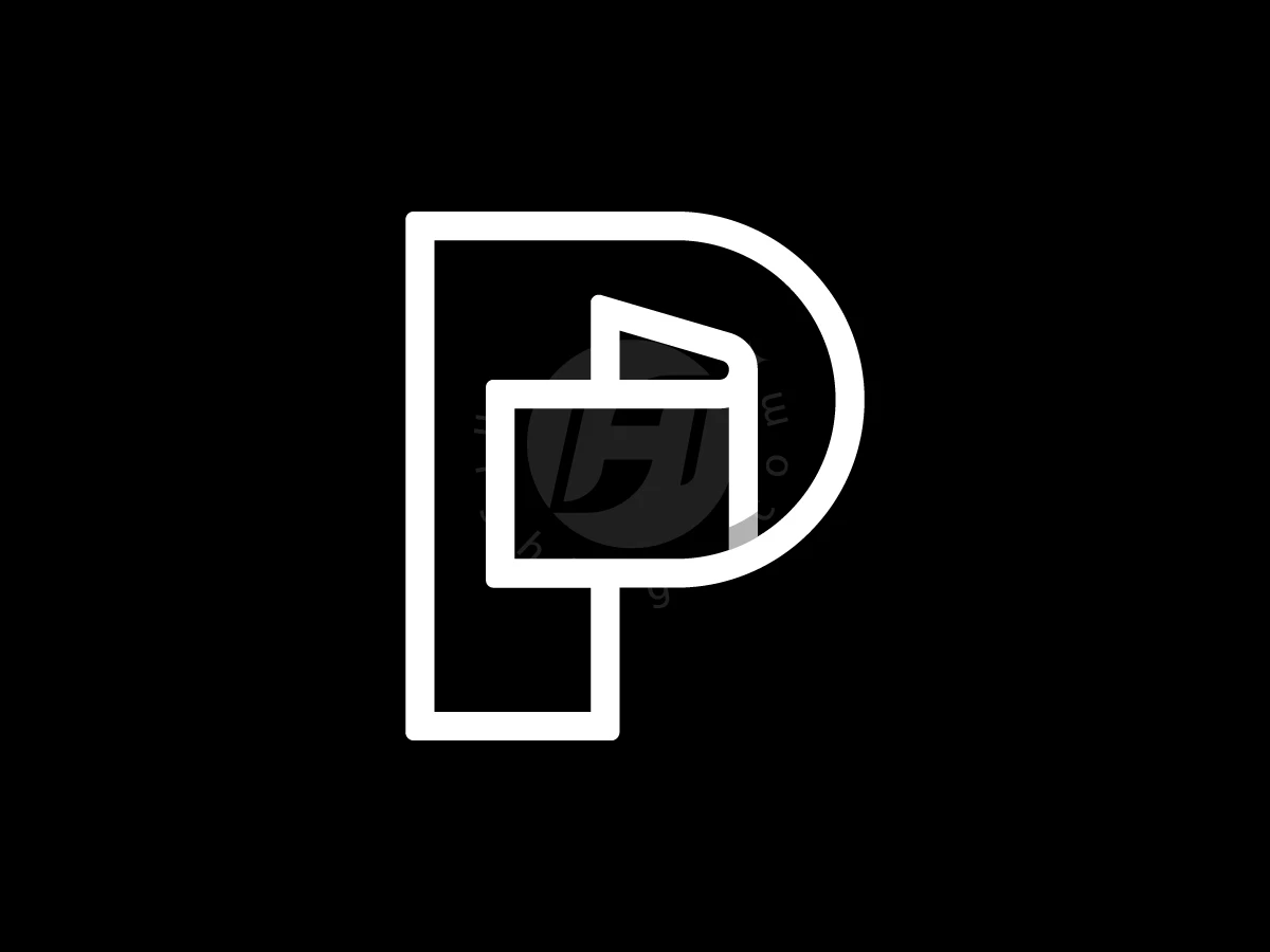 Letter P With Wallet Logo - Financial Logo design by Muhamad Adek for sale on Highlogo