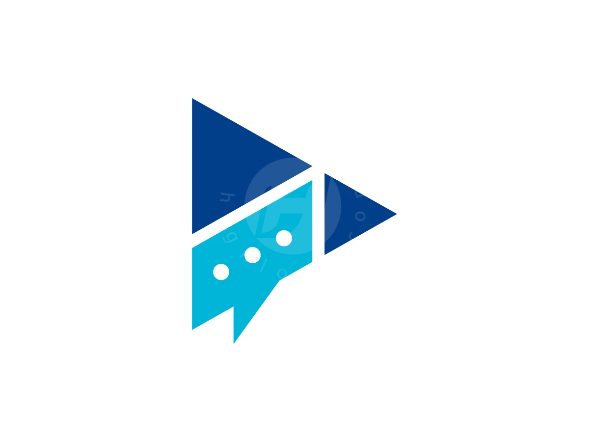 Play Button With Bubble Chat Logo - Technology Logo design by Muhamad Adek for sale on Highlogo