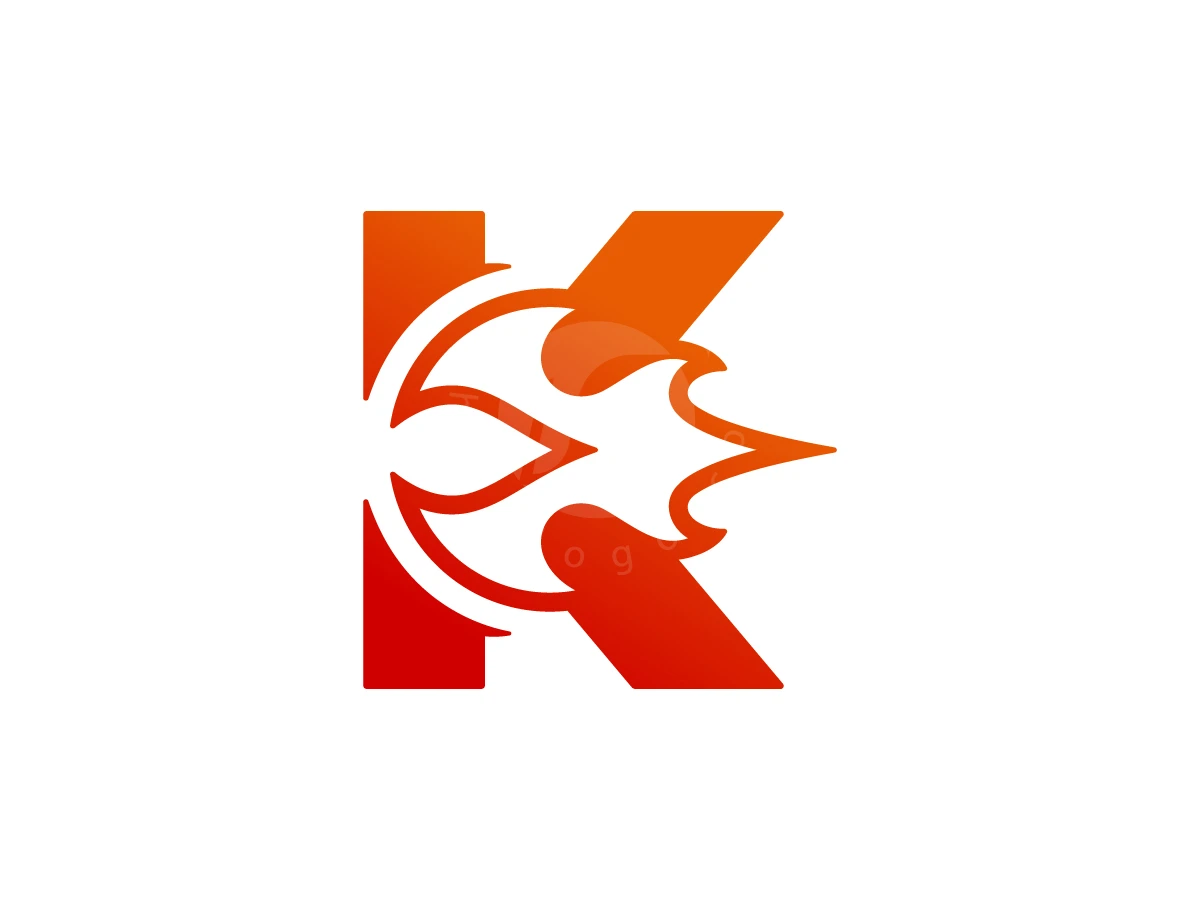Letter K With Flame Logo - General Logo design by Muhamad Adek for sale on Highlogo