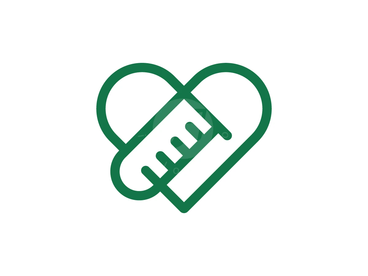 Heart With Laboratory Logo - Health Logo design by Muhamad Adek for sale on Highlogo