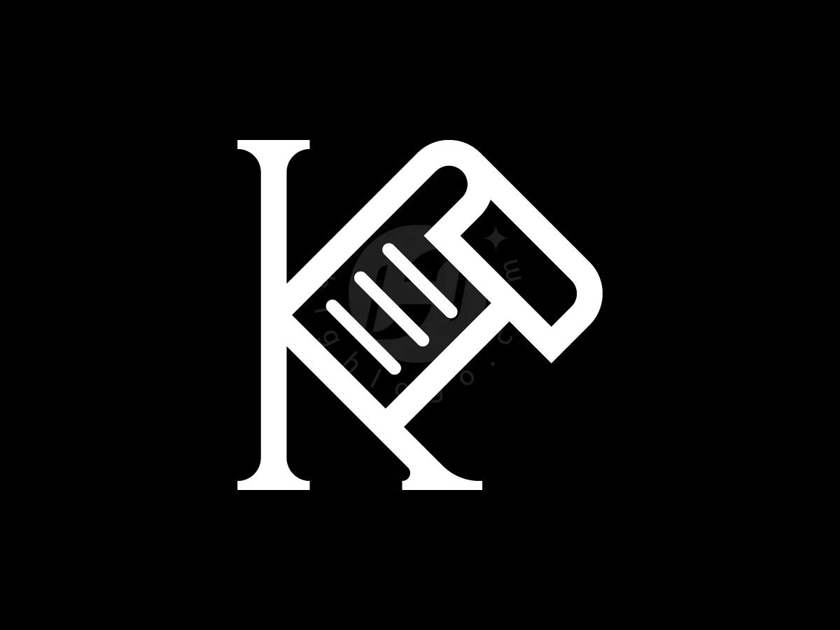 Letter K With Document Paper Logo - preview 1